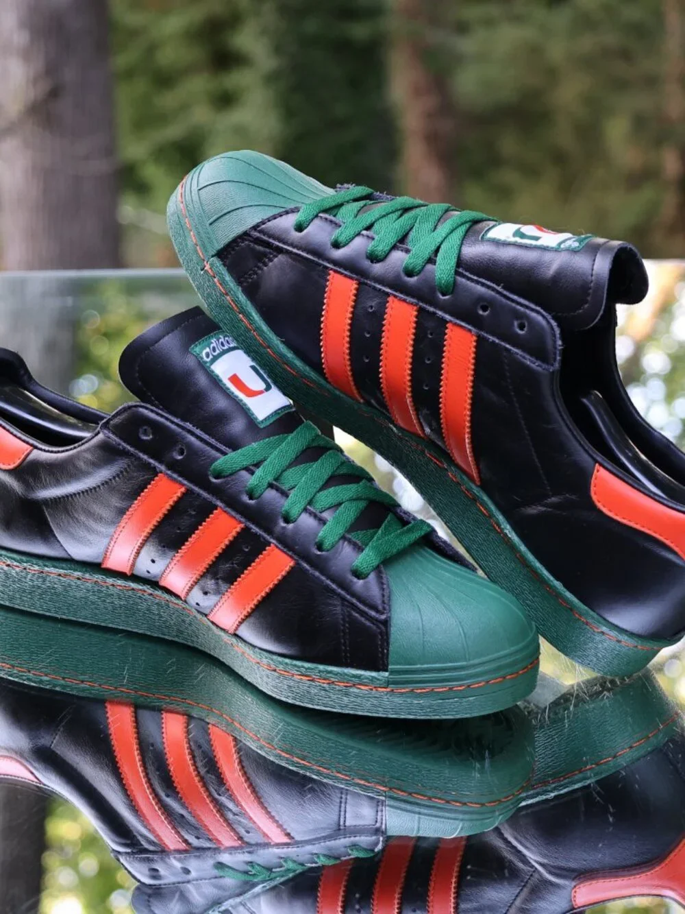 Adidas miadidas Superstar Miami Hurricanes 2015 B91258 Men's 10.5
